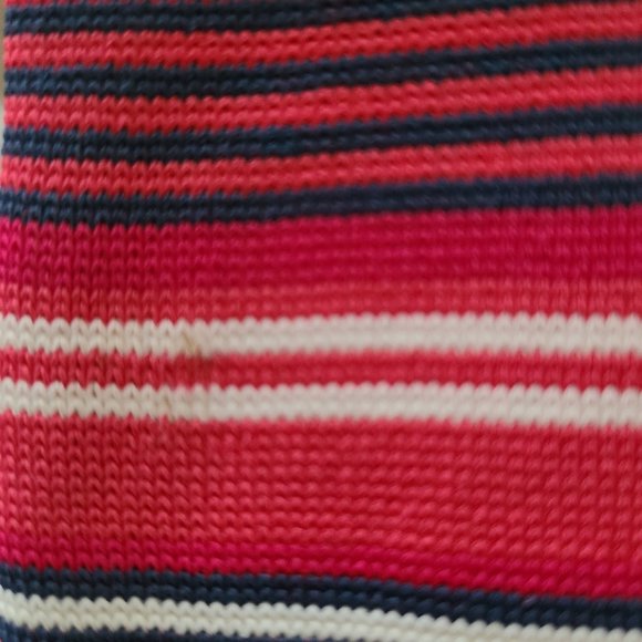 BCBG Max Azria Pink Navy White Striped Tulip Hem Bandage Mini Skirt - Picture 7 of 7